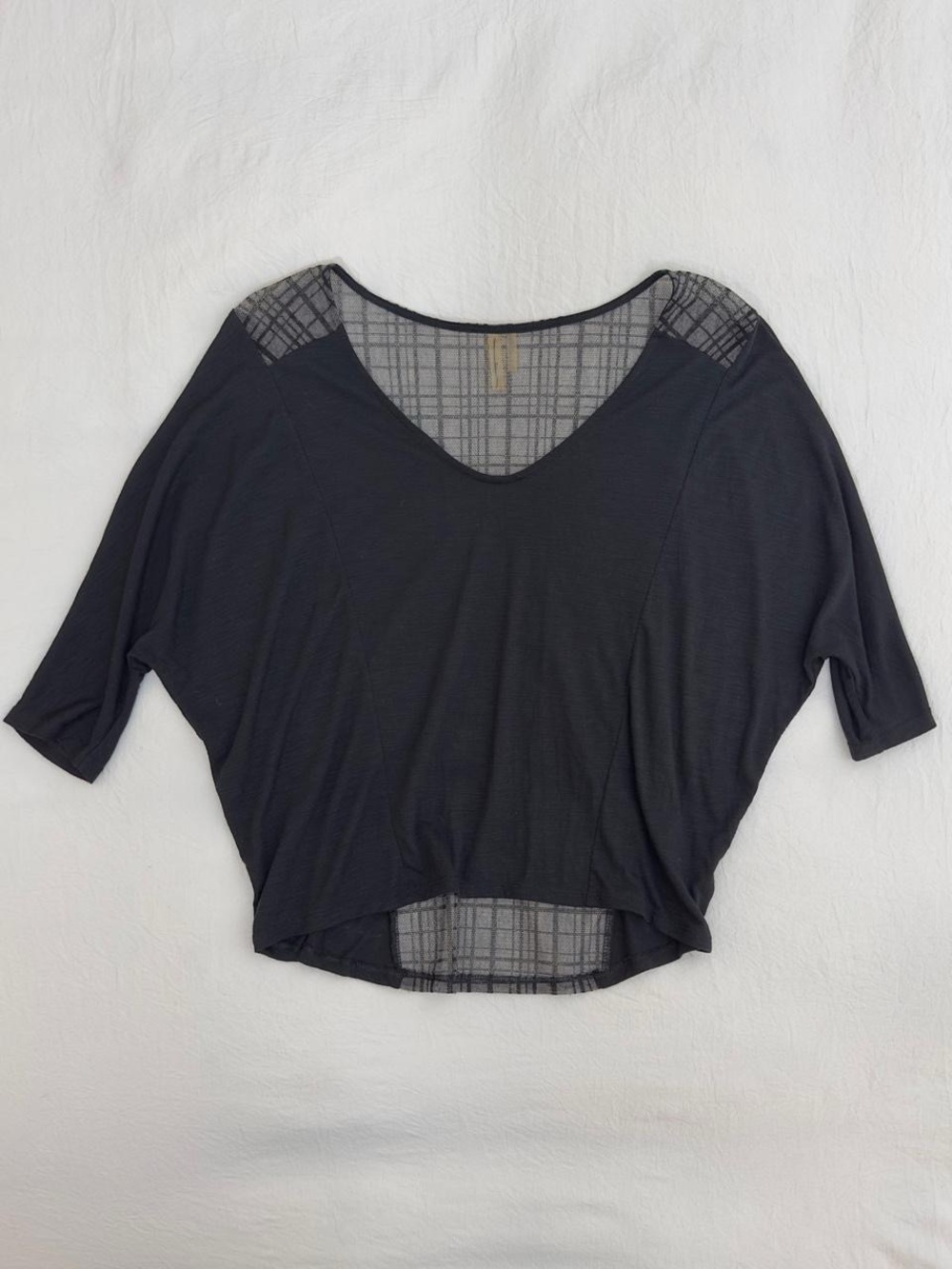 Mesh Back Slouchy Tee - Picture 7 of 7
